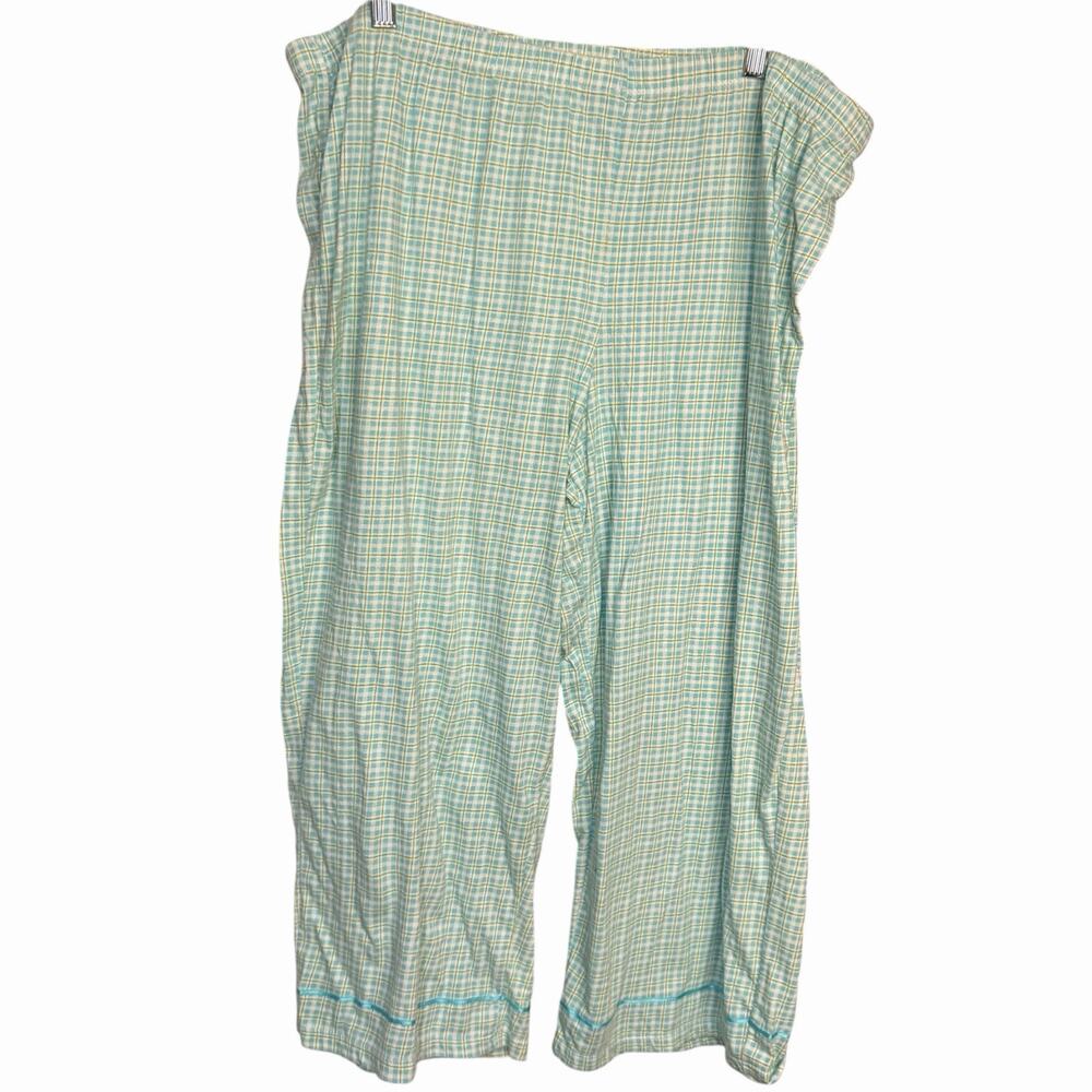 Simply Basic Pull On Capri Pajama Pants Women's XL Multicolor Loungewear Casual